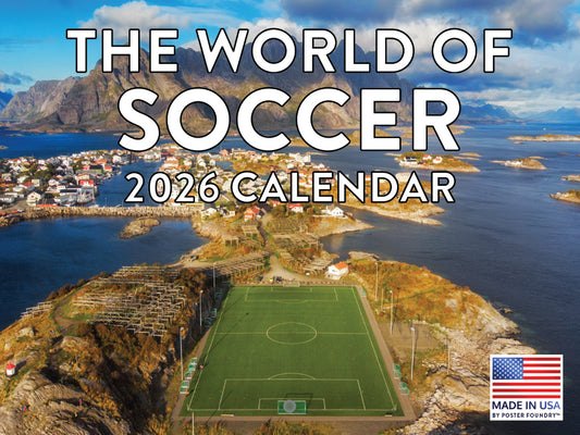 Soccer Calendar 2026 Monthly Wall Calender 12 Month | American Made In The USA 268552
