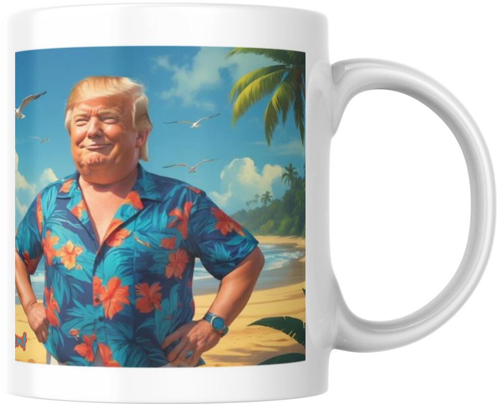 Donald Trump Gulf Of America Making Waves Ceramic Coffee Mug Tea Cup Novelty Gift 12 oz 268770