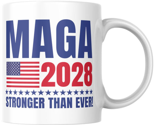 MAGA Donald Trump 2028 President Presidential Election Campaign Ceramic Coffee Mug 12 oz 268807