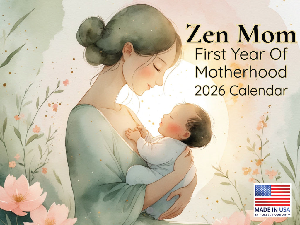 Zen Mom Calendar 2026 Motherhood Monthly Wall Calender 12 Month | American Made In The USA 268947