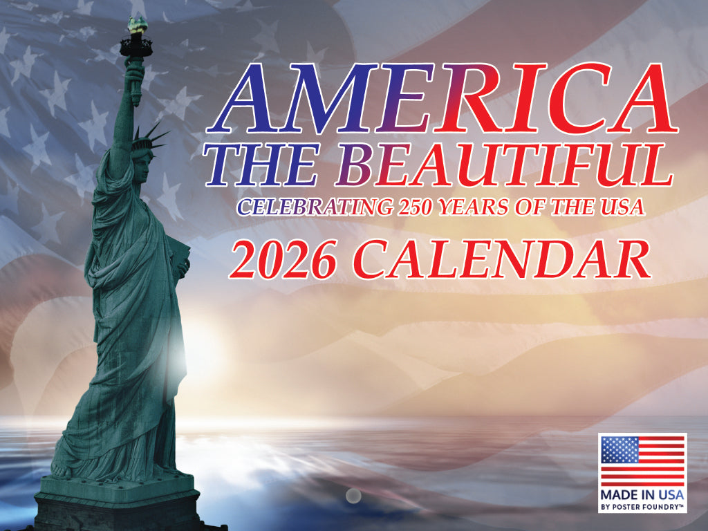 America Patriotic Quotes Calendar 2026 Monthly Wall Calender 12 Month | American Made In The USA 268949