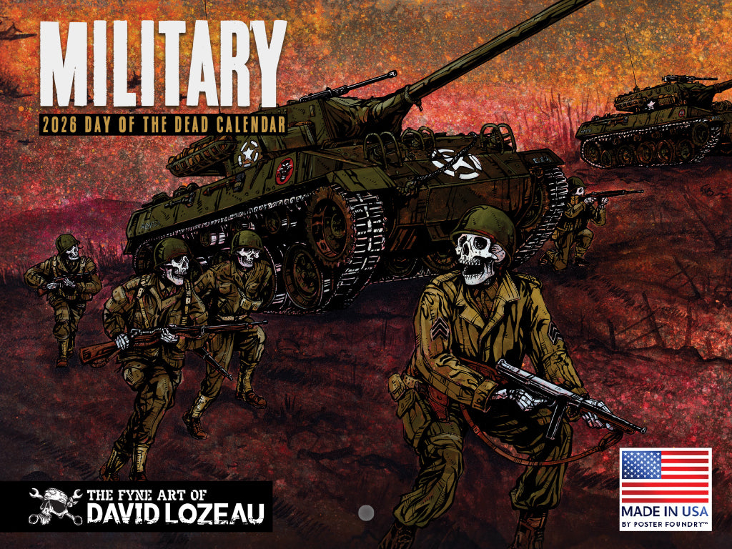 David Lozeau Steampunk Military Calendar 2026 268954