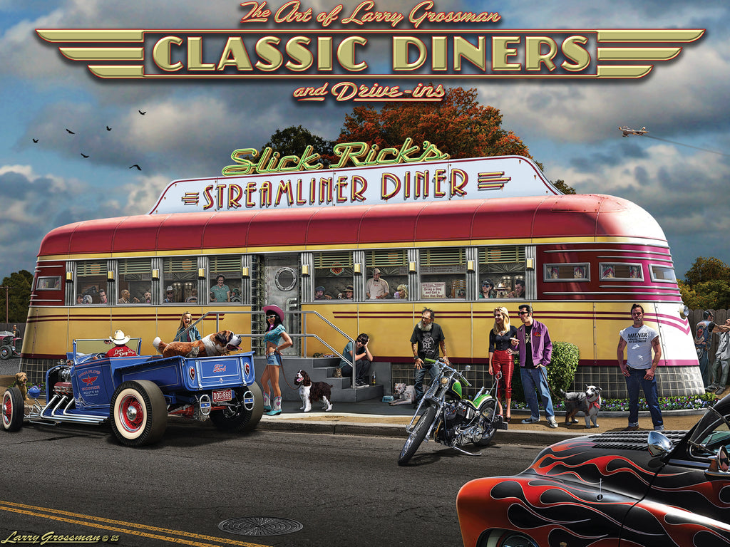 Classic Diners Calendar 2026 By Larry Grossman Monthly Wall 269015