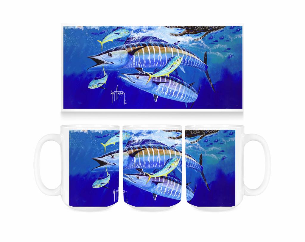 Guy Harvey Hoos Choice Ceramic Coffee Mug Tea Cup Fun Novelty Gift 15 oz  269260