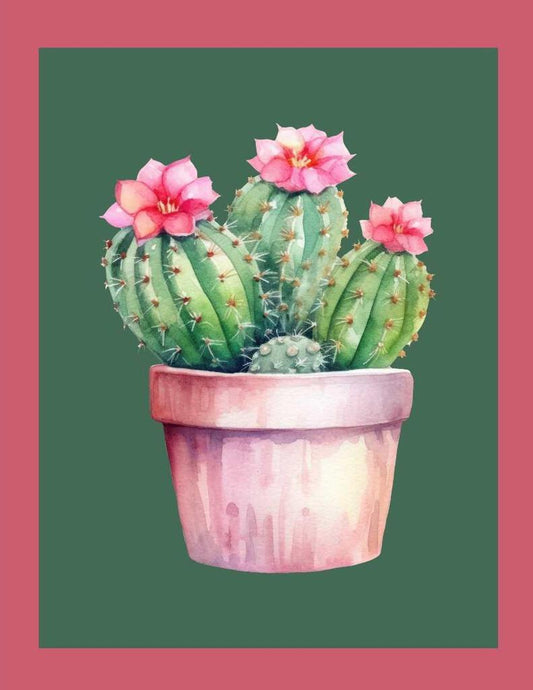 Southwest Succulents V357 Box of 10 Blank Note Cards 4x5 269284