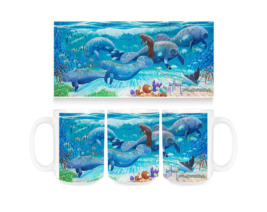 CUSTOM Guy Harvey Mangrove Refuge FLORIDA Ceramic Coffee Mug Tea Cup Fun Novelty Gift 15 oz 269338