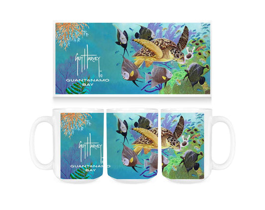 CUSTOM Guy Harvey Full House GTMO Ceramic Coffee Mug Tea Cup Fun Novelty Gift 15 oz 269363