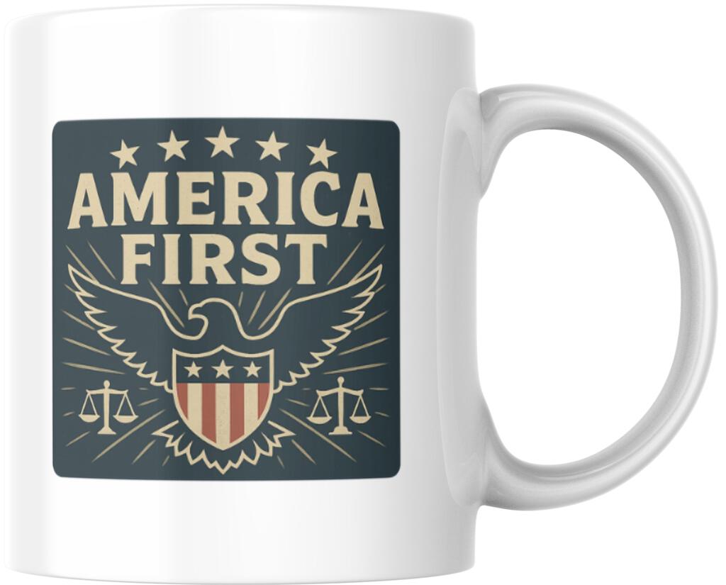 Kash Patel FBI Director America First Ceramic Coffee Mug Tea Cup Fun Novelty Gift 12 oz 269427