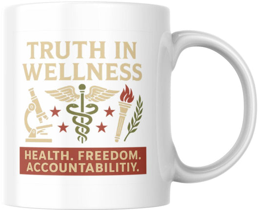 Robert F Kennedy Jr Truth In Wellness Ceramic Coffee Mug Tea Cup Fun Novelty Gift 12 oz 269430