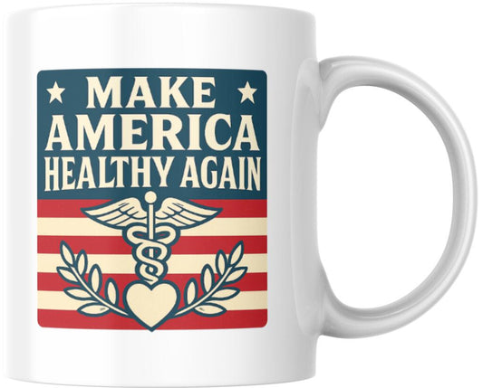 Robert F Kennedy Jr Make America Healthy V2 Ceramic Coffee Mug Tea Cup Fun Novelty Gift 12 oz 269431