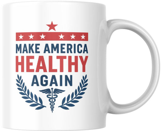 Robert F Kennedy Jr Make America Healthy V1 Ceramic Coffee Mug Tea Cup Fun Novelty Gift 12 oz 269432
