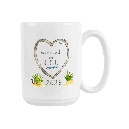 CUSTOM How To Live Married On Long Beach Island Ceramic Coffee Mug 15 oz  269436