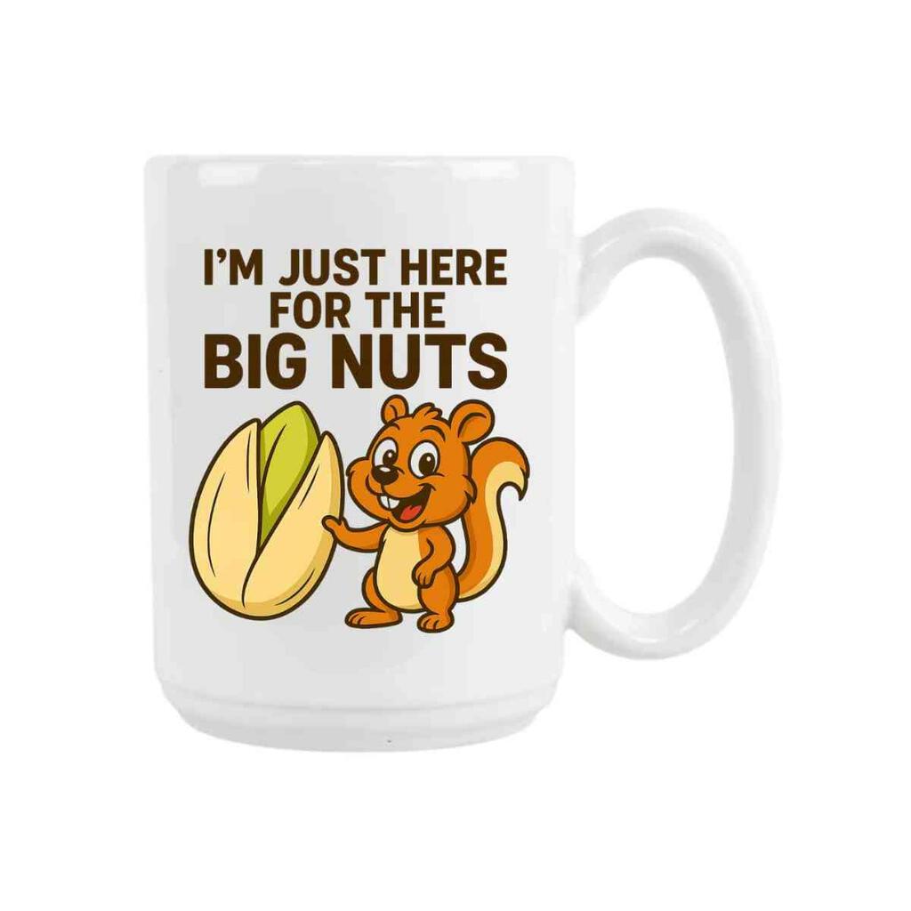 CUSTOM McGinns Pistachioland Big Nuts Ceramic Coffee Mug Tea Cup Fun Novelty Gift 15 oz 269531