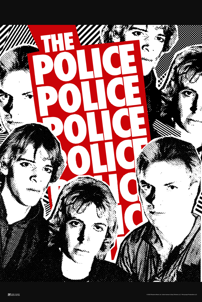 The Police Poster Repeating Cool Wall Art Print Poster 12x18 269547