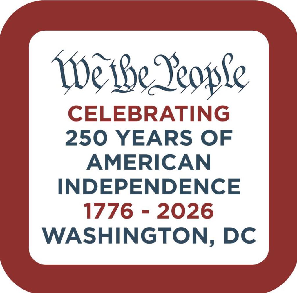 We The People 250th Anniversary Washington DC Premium Drink Coaster Resin With Cork Backing 269629
