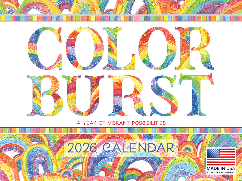 Color Burst by Jackie Decker Calendar 2026 269634