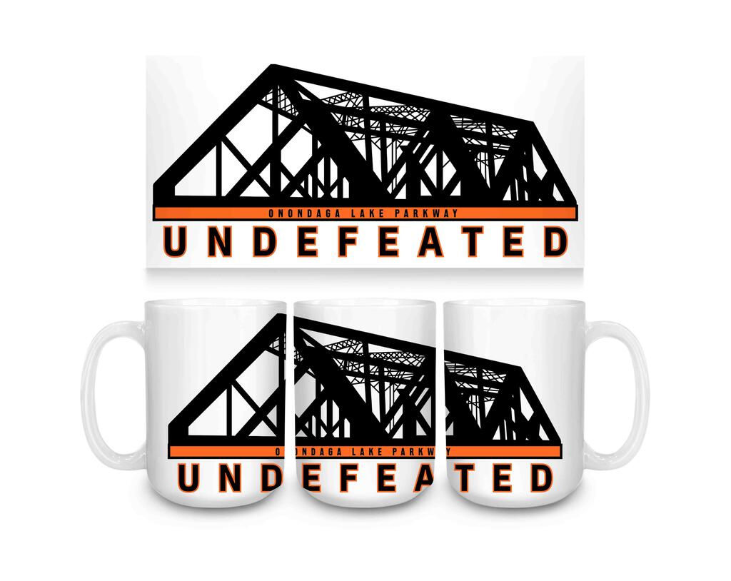 CUSTOM Onondaga Lake Parkway UNDEFEATED Ceramic Coffee Mug 15 oz 269783