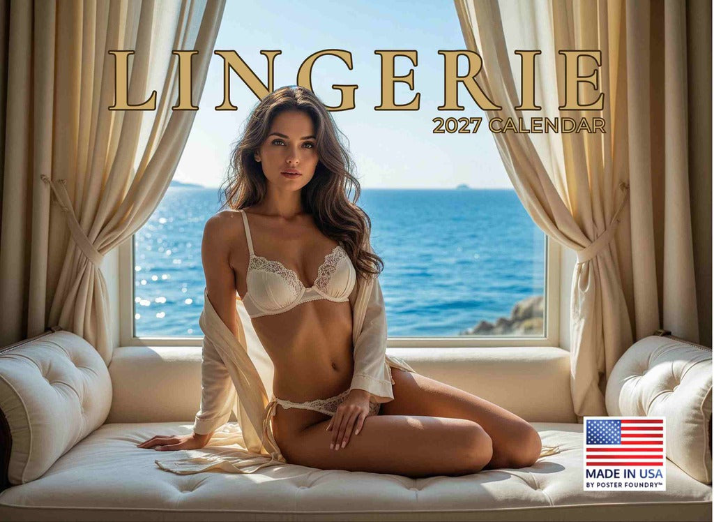 Lingerie Calendar 2027 Calendar Wall Hot Women Monthly Calender 12 Month | American Made In The USA 270381