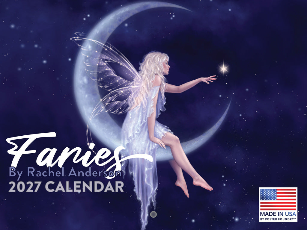 Fairy Calendar 2027 Rachel Anderson Fairies Monthly Wall Calender 12 Month 270599