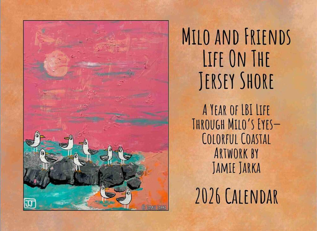 CUSTOM Milo And Friends Life Jersey Shore By Jamie Jarka 2026 Calendar 271387