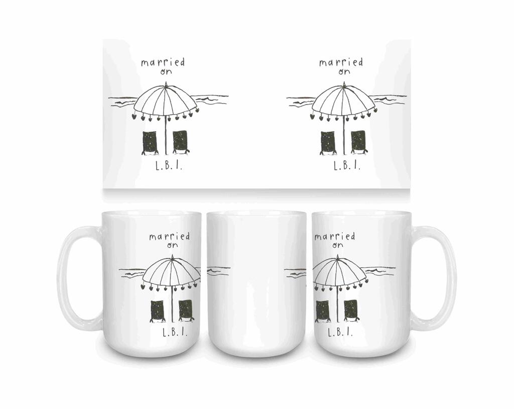CUSTOM How To Live Married On LBI Long Beach Island Ceramic Coffee Mug 15 oz 274704