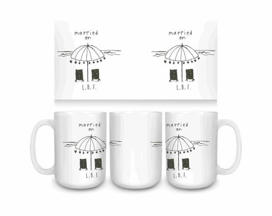 CUSTOM How To Live Married On LBI Long Beach Island Ceramic Coffee Mug 15 oz 274704