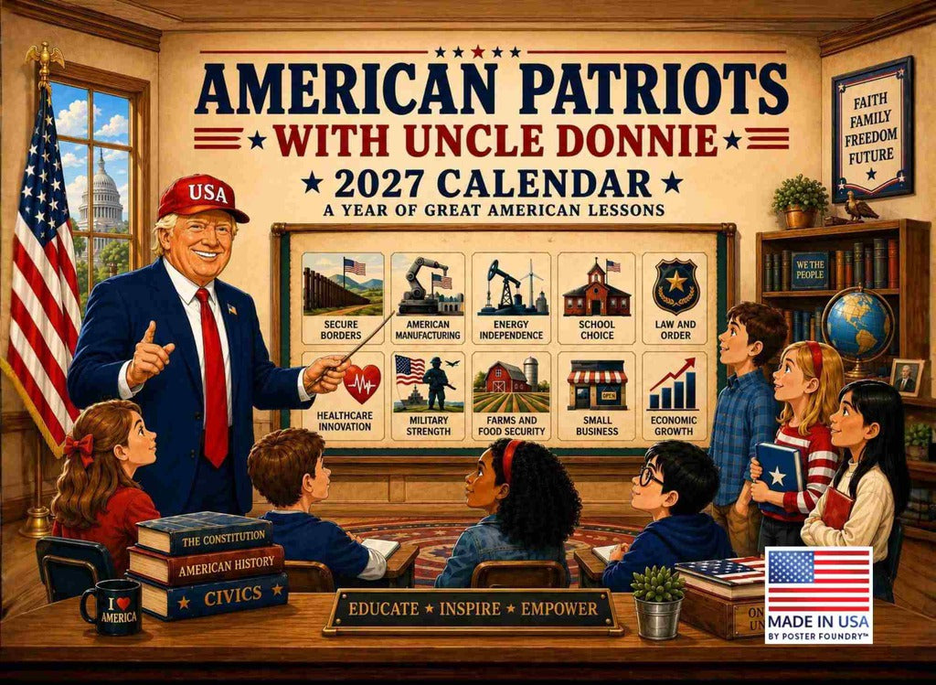 American Patriots Uncle Donnie Calendar 2027 Monthly Wall Calender 12 Month | American Made In The USA 275307