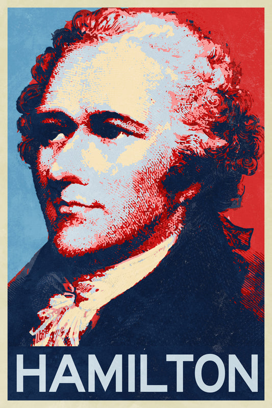 Alexander Hamilton Hope Style Pop Culture Merchandise Wall Decor Colorful American History Gift Revolution Artistic Patriotic Patriotism Cool Wall Art Print Poster 12x18 32003