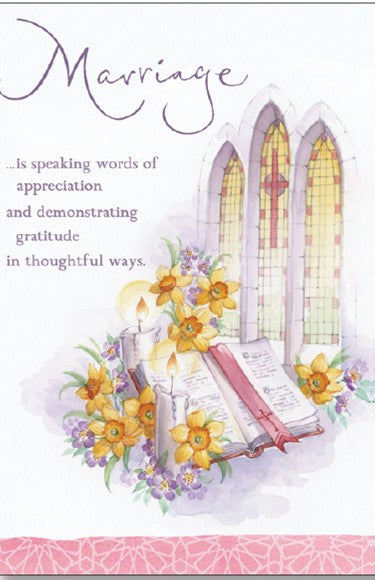 Wedding greeting card
Retail: 2.99 
Inside: It is a common search for the good... 4848