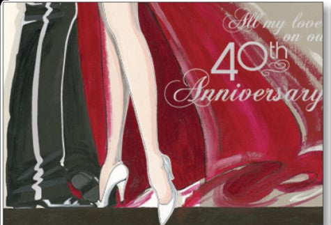 TUX & RED DRESS - 40TH ANNIVERSARY
Retail: $2.99 
Inside: Today's a very special day... 5022
