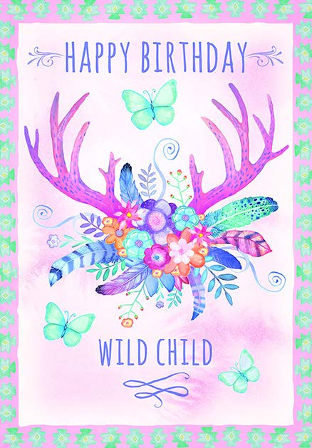 Antlers themed General birthday card from the Rhapsody collection. Retail $3.49. . Inside: May you treasure your birthday as the bright beginning of... 8462