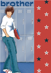 Boy at locker- Brother family birthday card. Retail $2.59. . Inside: Another birthday, another reason to celebrate! 04057A