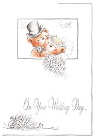 Wedding greeting card
Retail: $3.99 
Inside: And every day that follows..Cherish the love... 04373A