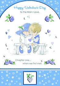 Little treasures- Man I love- Valentine's greeting card. 3. Retail: $3.49. Inside: Today's a special day and such a sweet... V06698