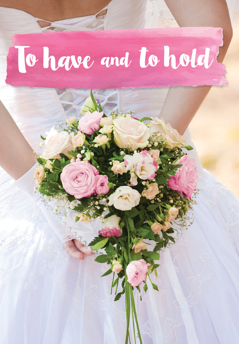 Wedding greeting card
Retail: $2.99 
Inside: From this day forward. 6447