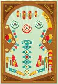 Pinball- Male general birthday card. 6. Retail: $4.49. Inside: Have a great birthday! 5719