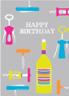 Corkscrews Birthday card from the Neon Notes Collection. Retail $3.49. . Inside: Celebrate and enjoy every fabulous moment. 6012