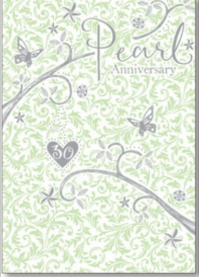 BUTTERFLIES & BRANCHES 30TH ANNIVERSARY
Retail: $3.99 
Inside: Congratulations and Happy Anniversary... 5021